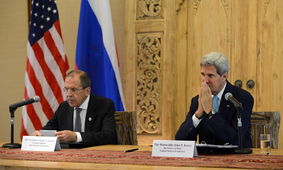 高清 美俄外长呼吁尽早召开叙利亚问题第二次国际会议 