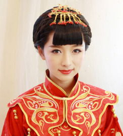 古典中式旗袍新娘发型 尽显端庄典雅古典美 1 