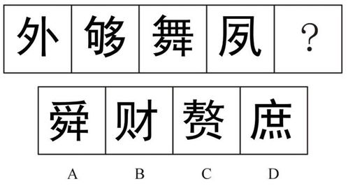 公务员考试行测图形推理 破解汉字的秘密