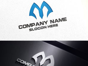M字母LOGO设计简约大气国际化商标标志图片素材 高清cdr模板下载 5.38MB IT行业logo大全 