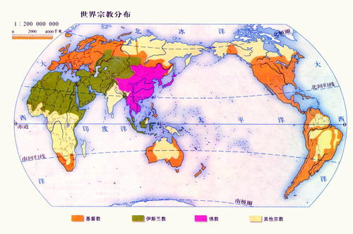 世界宗教地图 信息阅读欣赏 信息村 K0w0m Com