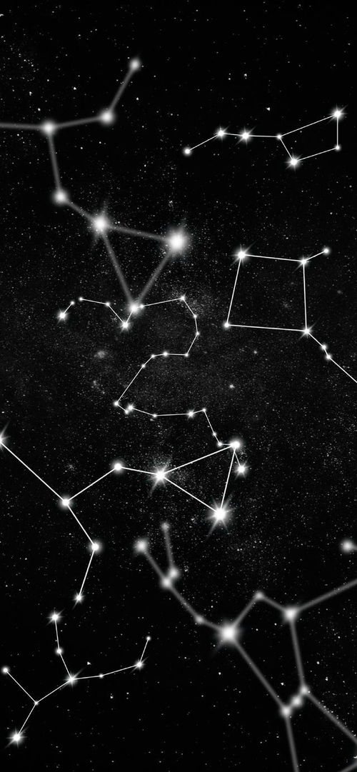 精选手机壁纸第201期 超酷的星座系列,在夜空中闪烁