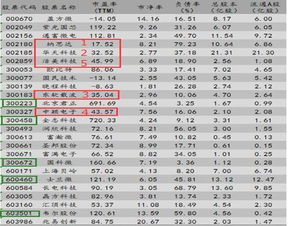 目前股市上市盈率最低的五只股票