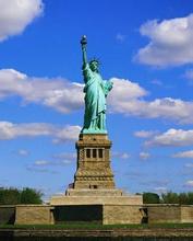 美国自由女神石像图 