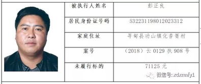 最高欠账30万 云南这15人进入 黑名单