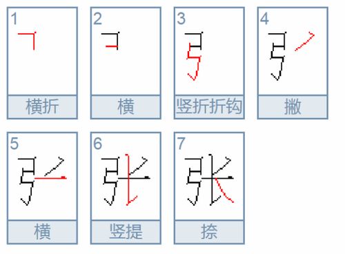 张字多少笔画 