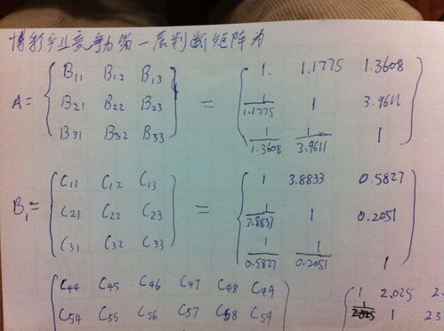 AHP层次分析法计算权重 我想用EXCEL来计算,有这样的公式可以直接计算出权重吗 