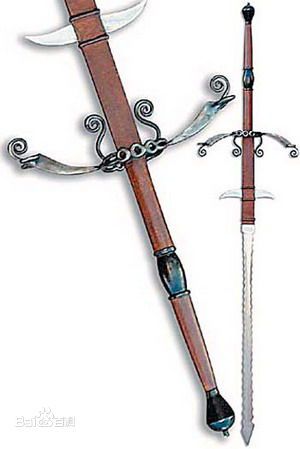 德国双手剑的外型 