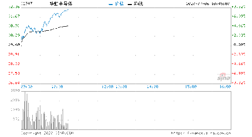 华虹半导体在国内有上市的？