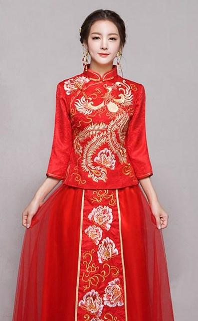 中式婚礼礼服有几种,作为中华传统婚纱，都有哪些类别可供新娘子选择呢？