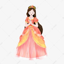 漂亮的公主装饰插画素材图片免费下载 千库网 