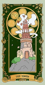 TAROT塔罗牌 高塔 The Tower