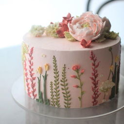 手把手教你制作唯美的花卉蛋糕 做完不吃看着也好