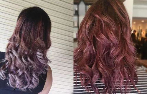 发型 巧克力紫发,才是最适合仙女们上班打卡的冬季发色