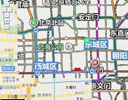 北京北站到北京协和医院,乘坐地铁怎么走 