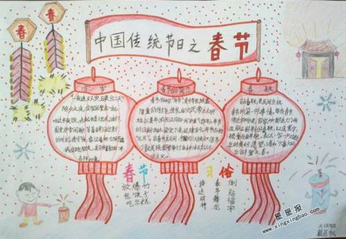 春节的诗歌手抄报，感受中华文化的魅力！