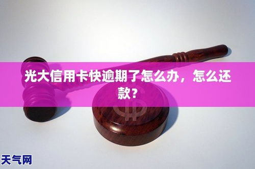 光大信用卡快逾期了怎么办光大信用卡逾期了怎么跟银行协商解决