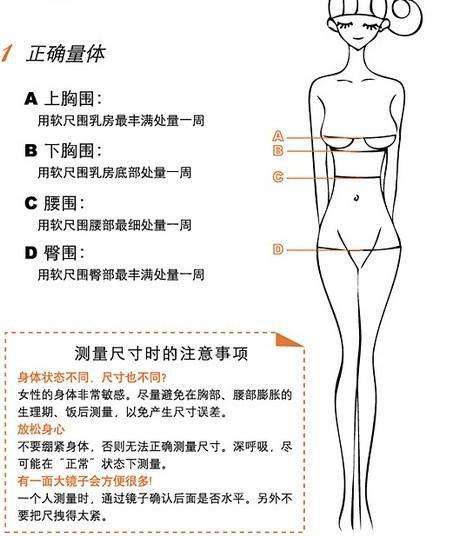 男士测量胸围的正确方法