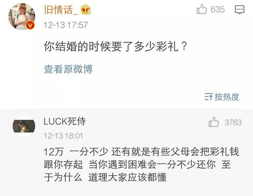 吵翻了 男方提出借钱给彩礼,婚后一起还 惠州女生们会嫁吗 ...