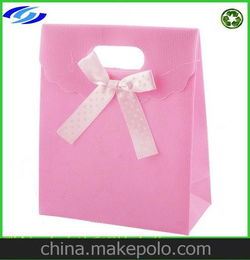 厂家定制儿童节礼品袋 粉红色礼品袋 女生礼品袋 欢迎l来图订制