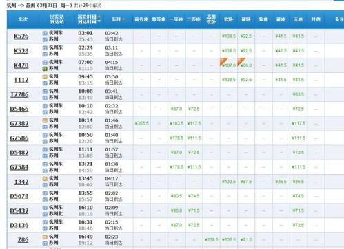 苏州到杭州火车时刻表苏州到杭州坐火车需要多少钱  急！！