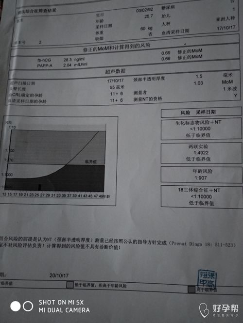 求助看一下唐筛结果,是否需要无创