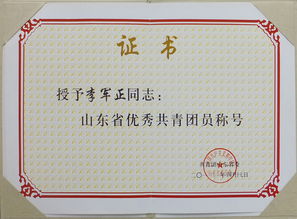 山东工艺美术学院学生喜获 山东省优秀团员 荣誉称号