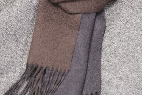 用黑灰色的毛线织围巾 可是线不够了,大家帮帮忙 要配什么颜色好 