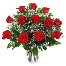 全国配送 鲜花速递 情人节18枝红玫瑰 七夕节 生日礼物尚雅鲜花