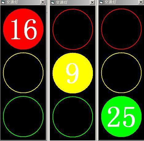 谁会交通红绿黄灯VB程序设计过程及解说,急需 