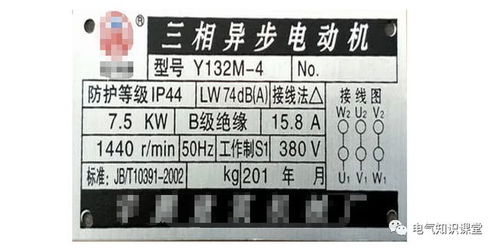 电动机铭牌怎么看呢 只需掌握这10个要点,电气人必备的知识