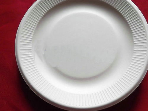 白色一次性盘子 纸盘6寸15.5cm 一次性蛋糕盘 绘画纸盘1.7 10只