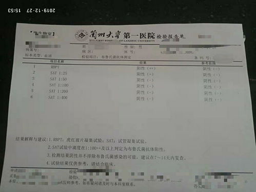 兰州兽研所附近多名居民称检出布病阳性,有一家三人 中招