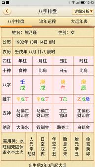 易艺阁 熊乃瑾的面相及四柱八字分析 