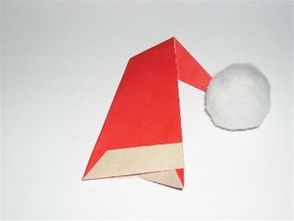 简单制作折纸圣诞帽的做法图解教程