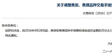 焦煤日内平仓手续费 焦煤日内平仓手续费 快讯