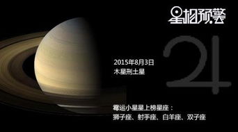 8月3日木星刑土星运