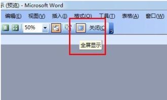 word怎么能显示全屏,掌握全屏显示Word文档的技巧