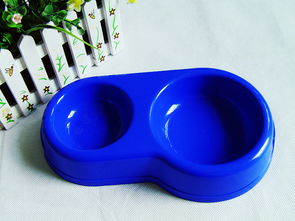 宠物大小双碗 狗粮碗 水碗 猫碗宠物碗 经济型塑料食盆宠物用品