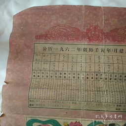 公历一九六二年 1962年 阴历壬寅年 月建表节气表