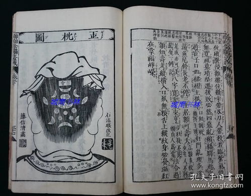 和刻本 宋陈希夷先生秘传 神相全编正义3册全 插大量木版画 相书手相 占卜面相算卦