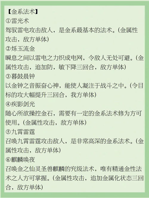 小说干货30个玄幻小说必备的 法术设定 