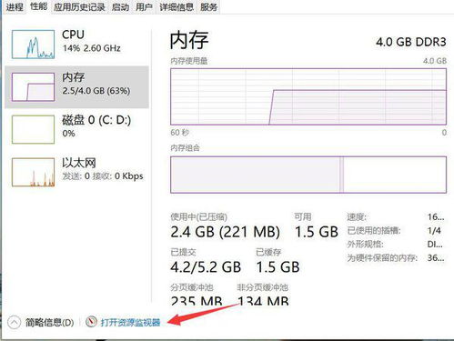 win10怎么显示CPU和内存占用