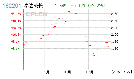 泰达荷银成长股票