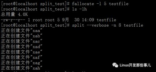 linux分割文件