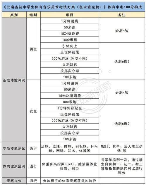 云南省体育中考 100 分方案出炉,天津的最新政策是什么