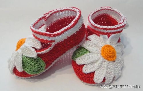 针织作品 55款美美的蕾丝花朵宝宝鞋子,能当艺术品欣赏了