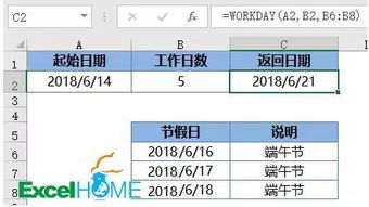 工作日是怎样计算的？