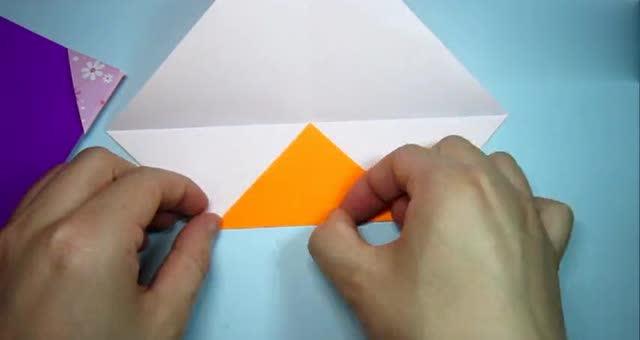 简单实用书签的折法,1分钟学会书签的手工折纸教程 