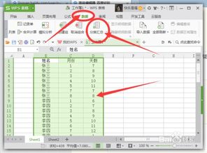 WPS表格如何快速提取单元格分类汇总数据 